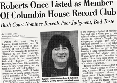 John Roberts Member of Columbia House Record Club