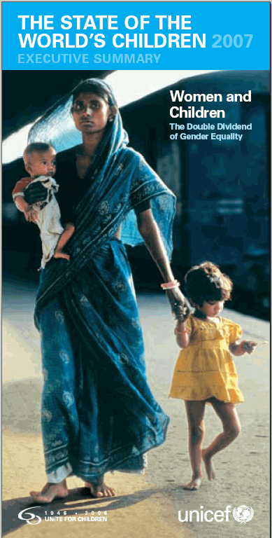 UNICEF State of the World's Children 2007 Cover Photo