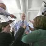 McCain Talks to Reporters