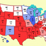 Electoral College Map, 19 AUG 2008
