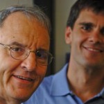 Skip Caray with Son Chip Caray Photo Skip Caray with Son Chip Caray Photo