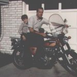 James and Dad - motorcycle James and Dad - motorcycle