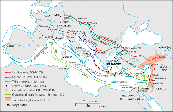 Crusades Map