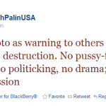 FireShot Pro capture #153 - 'Twitter _ @Sarah Palin_ Show photo as warning to o ___' - twitter_com_#!_SarahPalinUSA_status_65839327837569024 FireShot Pro capture #153 - 'Twitter _ @Sarah Palin_ Show photo as warning to o ___' - twitter_com_#!_SarahPalinUSA_status_65839327837569024