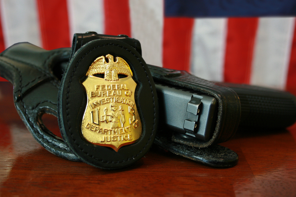 FBI Badge and Gun FBI Badge and Gun
