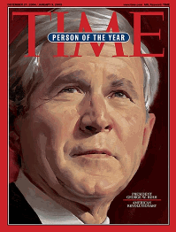 Cover of TIME Magazine December 27, 2004 with President George W. Bush as Person of the Year for 2004 
