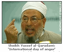 Photo: Sheikh Yussef al-Qaradawi Sheikh Yussef al-Qaradawi: International day of anger