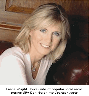 Photo: Freda Wright-Sorce, wife of popular local radio personality Don Geronimo Courtesy photo