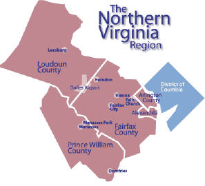 Northern Virginia Map