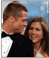 Reuters Photo: Hollywood glamour couple Brad Pitt and Jennifer Aniston have split, Pitt's longtime publicist confirmed Friday