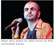 Photo: Ex-Beatles drummer Ringo Starr will become a superhero in a new cartoon series by Spider-Man creator Stan Lee 