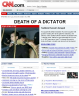Saddam Executed CNN Website Photo