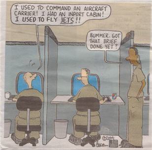 Cartoon on Military Staff Life