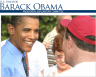 Barack Obama Exploratory Committee Screen Cap