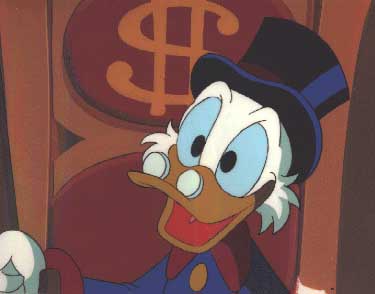 Scrooge McDuck Cartoon