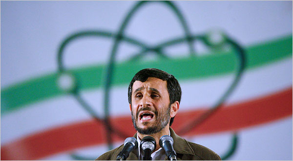 Iran Halted Nuke Program Four Years Ago Majid Saeedi/Getty Images President Mahmoud Ahmadinejad of Iran delivering a speech in April at the nuclear plant in Natanz.