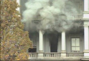 Fire at Eisenhower Executive Office Building