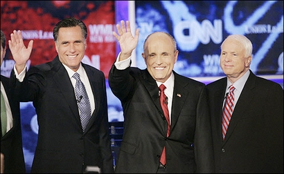 McCain Surging, Romney Retreating, Giuliani Unscathed
