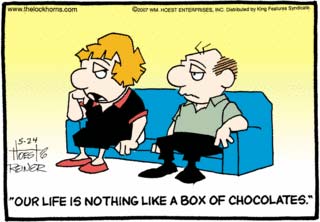 Lockhorns Marriage Box of Chocolates Cartoon