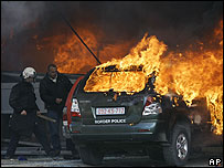 Kosovo Riot Photo