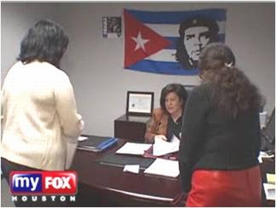 Obama Office Che Guevara Flag