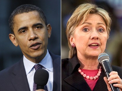 Obama and Clinton - Six Weeks on the Road