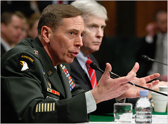 Petraeus Senate Testimony Cites 