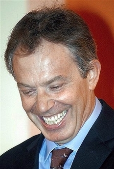 Tony Blair 'Caught Riding Without a Ticket' Photo The Daily Mail has reported that former prime minister Tony Blair, seen here in 2004, was left red-faced when he was caught travelling on a train without a ticket and said he had no cash to pay the fare.(AFP/POOL/File/Max Nash)