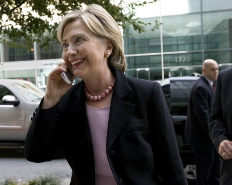 Hillary Clinton Telephone Photo