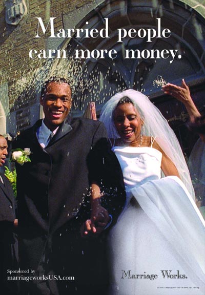 Married People Earn More Money Poster