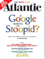 Google Making Stupid - Atlantic Cover
