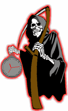 Every 15 Minutes Grim Reaper Logo