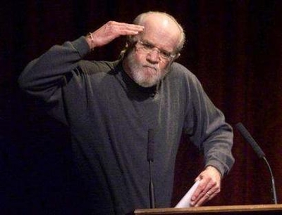 George Carlin Dies at 71 (2007 Photo) Comedian George Carlin salutes his audience at the historic Wheeler Opera House in Aspen, Colorado, in this March 2, 2002 file photo. REUTERS/Gary C. Caskey/Files