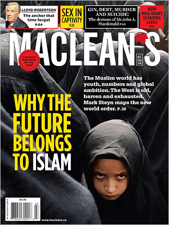 MacLean’s Muslim Hate Cover
