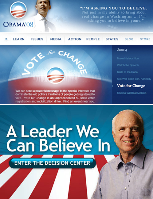 McCain Steals Obama Logo