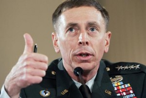 General David Petraeus testifies on the future course of the war in Iraq while appearing before a joint hearing of the House Armed Services Committee and House Foreign Relations Committee on Capitol Hill in Washington.