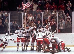 Team USA beats Soviets in 1980 Olympics