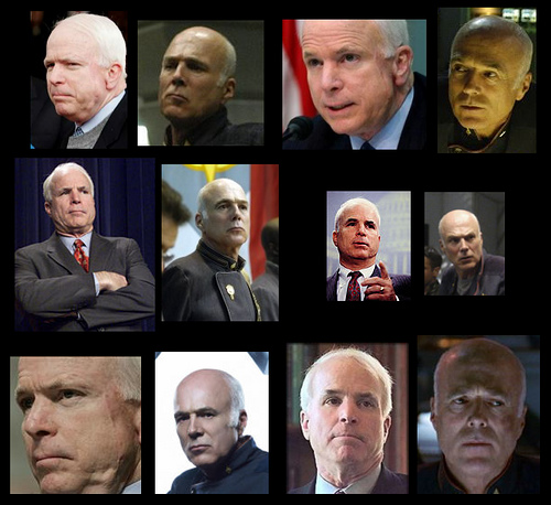 John McCain and Michael Hogan: Separated at birth?
