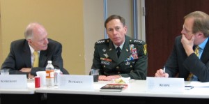 Lt.Gen. Brent Scrowcroft, GEN David Petraeus, and Atlantic Council President and CEO Fred Kempe