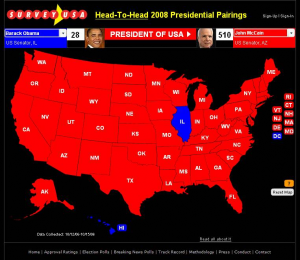 Electoral College Map November 2006