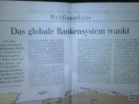 "Global Banking System Staggers"