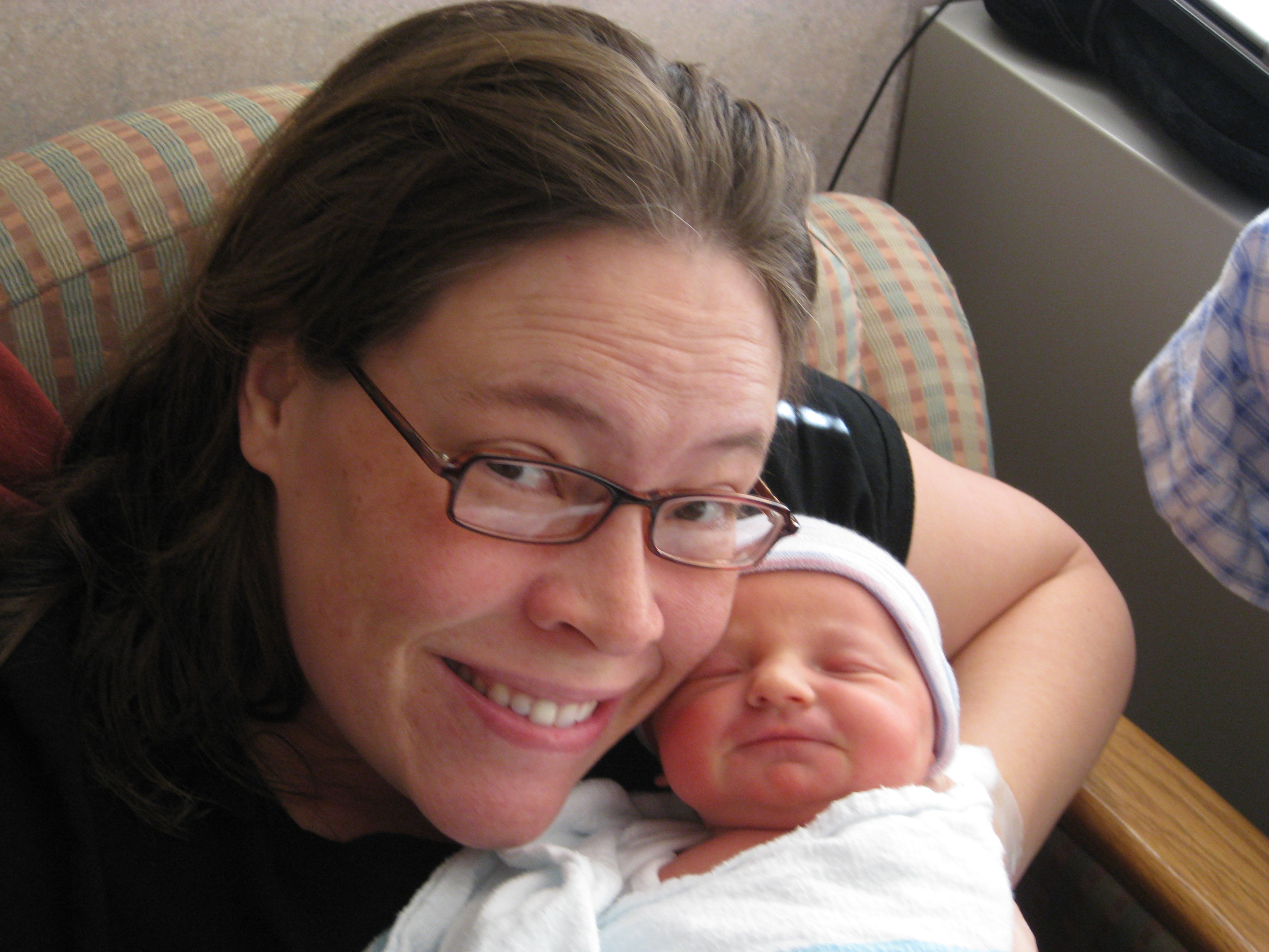 Kim Joyner and Baby Katie, New Year 2009