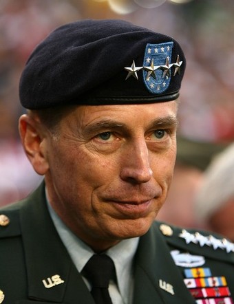  General David H. Petraeus, commander of the United States Central Command, looks on from the field prior to Super Bowl XLIII between the Arizona Cardinals and the Pittsburgh Steelers on February 1, 2009 at Raymond James Stadium in Tampa, Florida. (Getty Images)