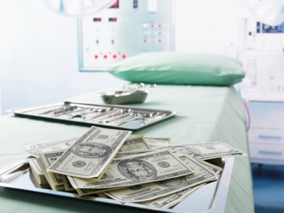 health care costs bed