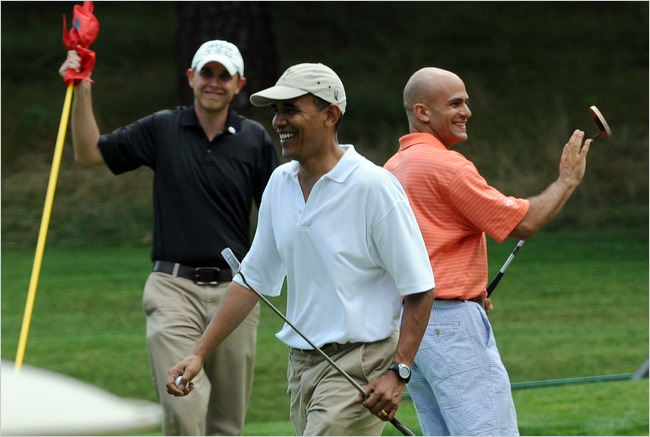 Obama Golf Boys