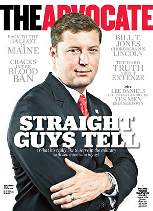 The Advocate November 2009 cover