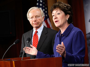 Sens. Joseph Lieberman and Susan Collins call the hiring situation at the Department of Homeland Security 'unacceptable.'.