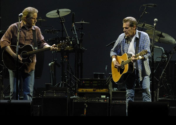 Don Henley and Glenn Frey of the Eagles, San Jose, CA 30 April 2010
