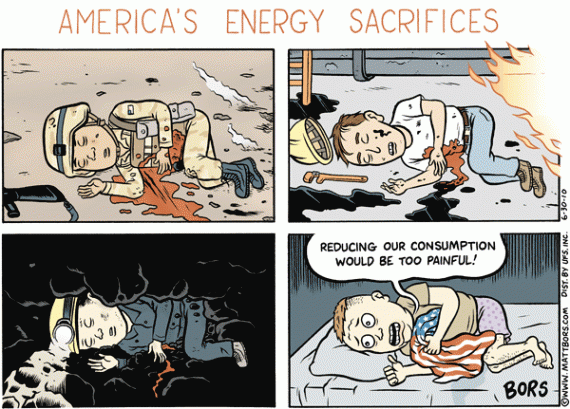 America's Energy Sacrifices Matt Bors