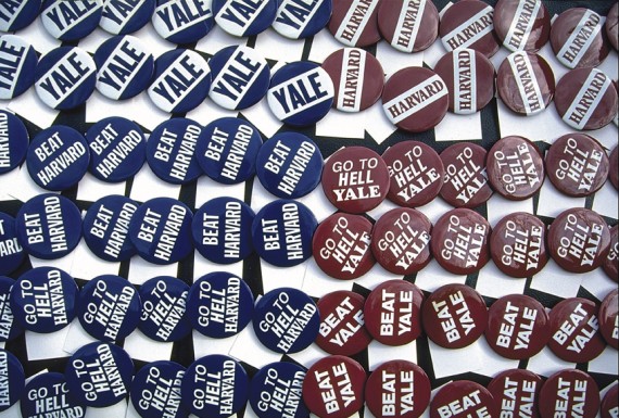 Harvard and Yale Buttons